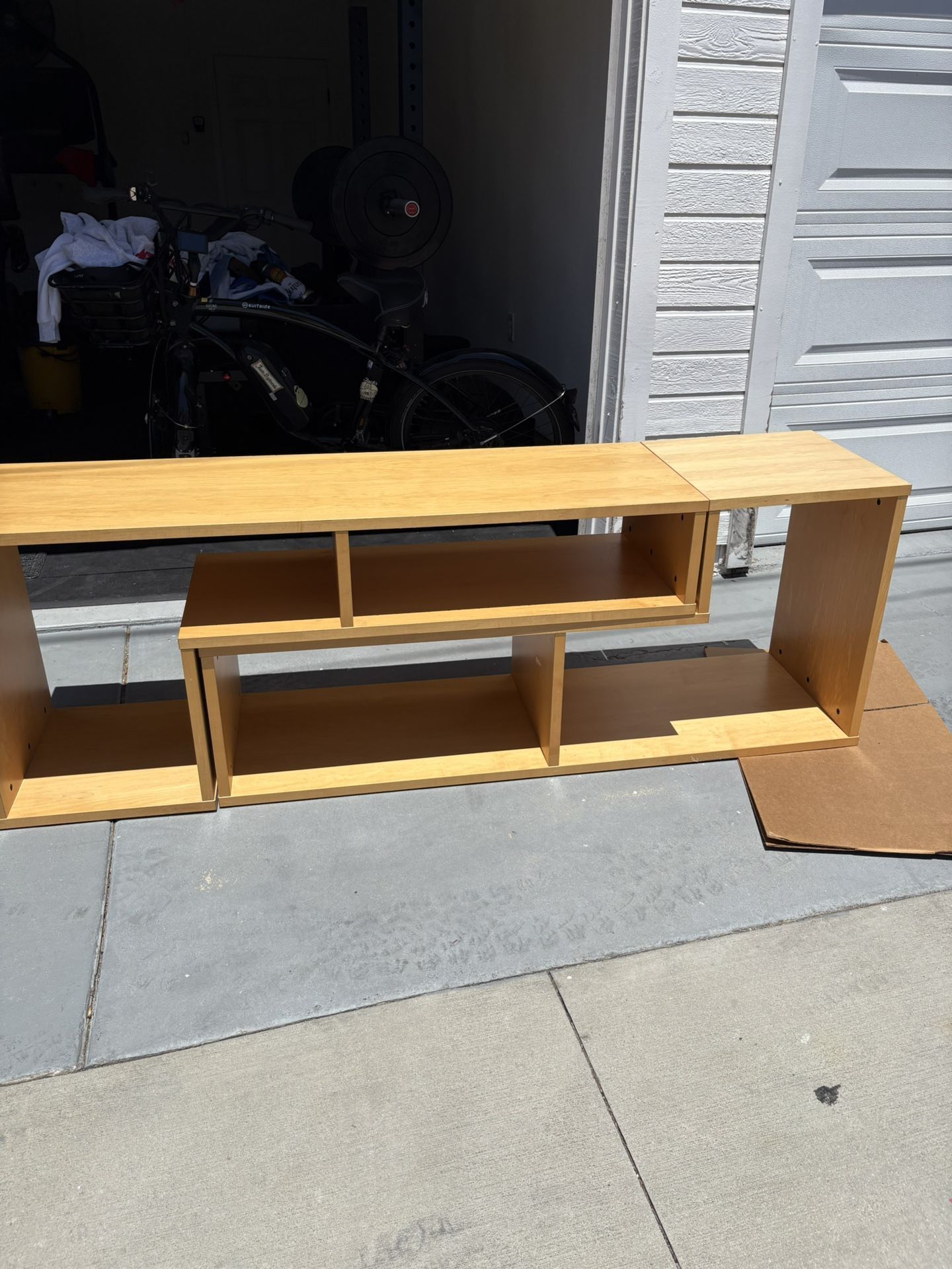 Room & Board 2 Piece, Modular Shelf Unit