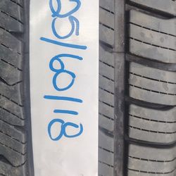 FULL SET OF 225/60/18 BF GOODRICH TIRES MOUNTED AND BALANCED 