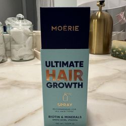 NEW Moerie Ultimate Hair Growth Spray - Lightweight Hair Spray – Strengthening, Nourishing Formula with Biotin, Vitamins & Amino Acids 5.07 fl oz