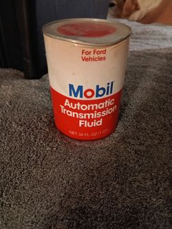 Mobil Automatic Transmission Fluid Vintage Can