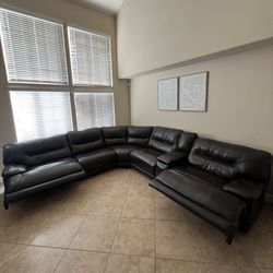 Leather Sectional Couch 