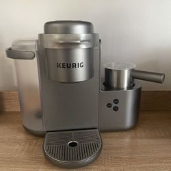 Keurig K-Cafe C Single Serve K-Cup Pod C Latte and Cappuccino Maker, 12, Nickel