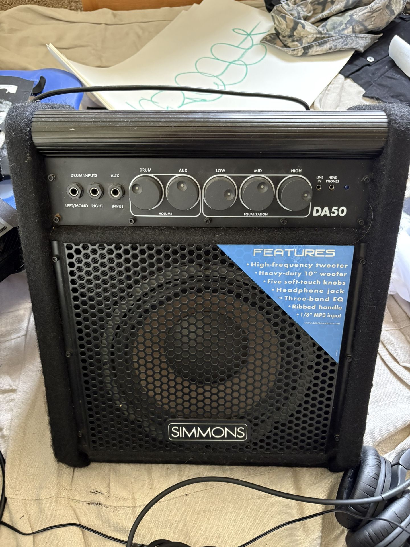 SIMMONS DA50 amp