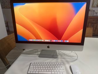 iMac Retina 5k 27”, i5 3.4Ghz, 8GB Memory, 1TB HDD, Radeon 570 Video, Wireless Keyboard and Mouse, 27” Display