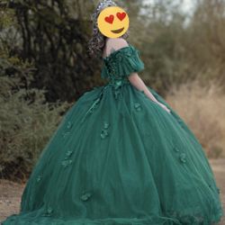 Emerald Green Quince Dress