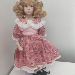 Beautiful Collectable Porcelain Doll 