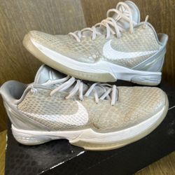 NIKE Zoom KOBE VI “METALLIC SILVER” 429659 012 Kobe 6 Mamba Skin Basketball shoes / Kobe Bryant Kicks / Men's 12 / Excellent Condition w/ Original Box