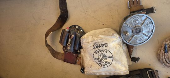 Complete Klein Tools Rodbuster / Ironworker Tool Belt Setup
