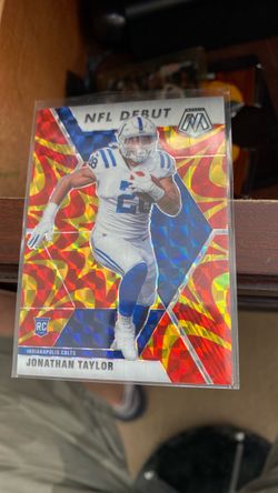 Jonathan Taylor Mosaic NFL Debut Rookie Card
