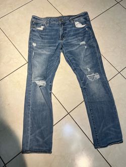 American Eagle Distressed Slim Jeans Men