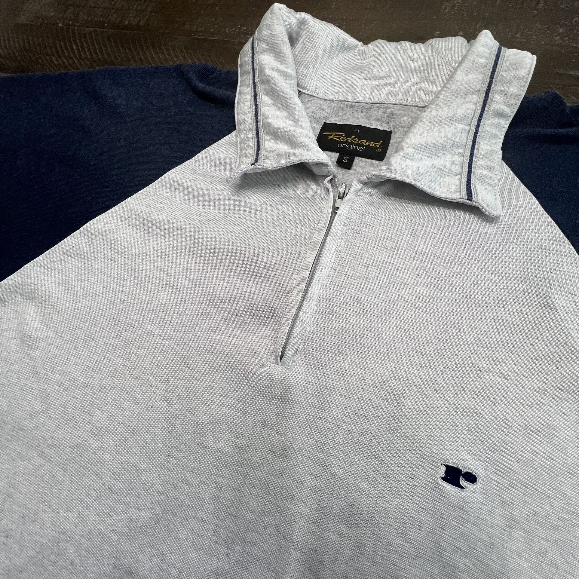 Vintage Redsand Shirt Men Small USA Redsand Volleyball Surf Beach 1/4 Zip Polo