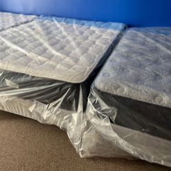 Get your  NEW Pillowtop, Hybrid, Firm Mattress  for a Queen bed King bed! We offer Twin, Full, Queen King, Cal California King, Frames Boxspring