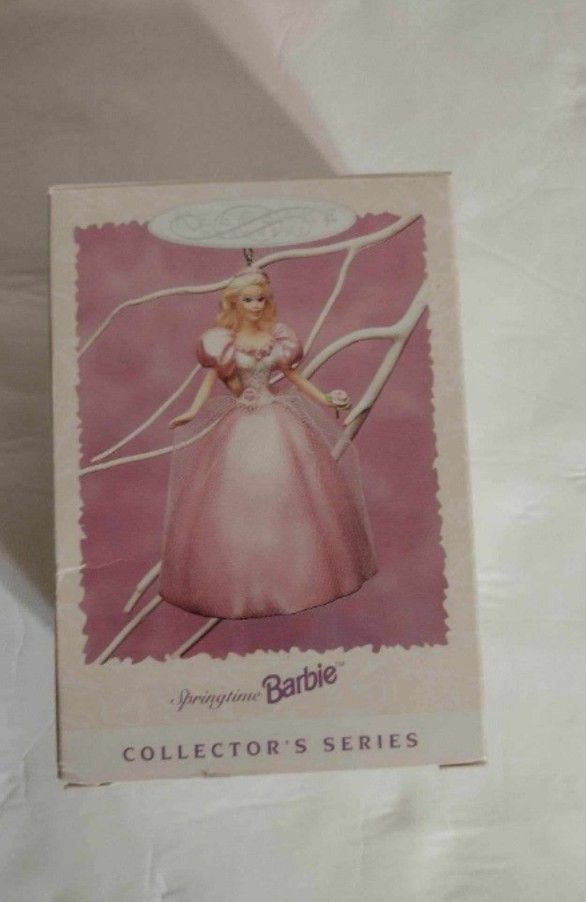 Hallmark Keepsake ornament springtime Barbie collector series 