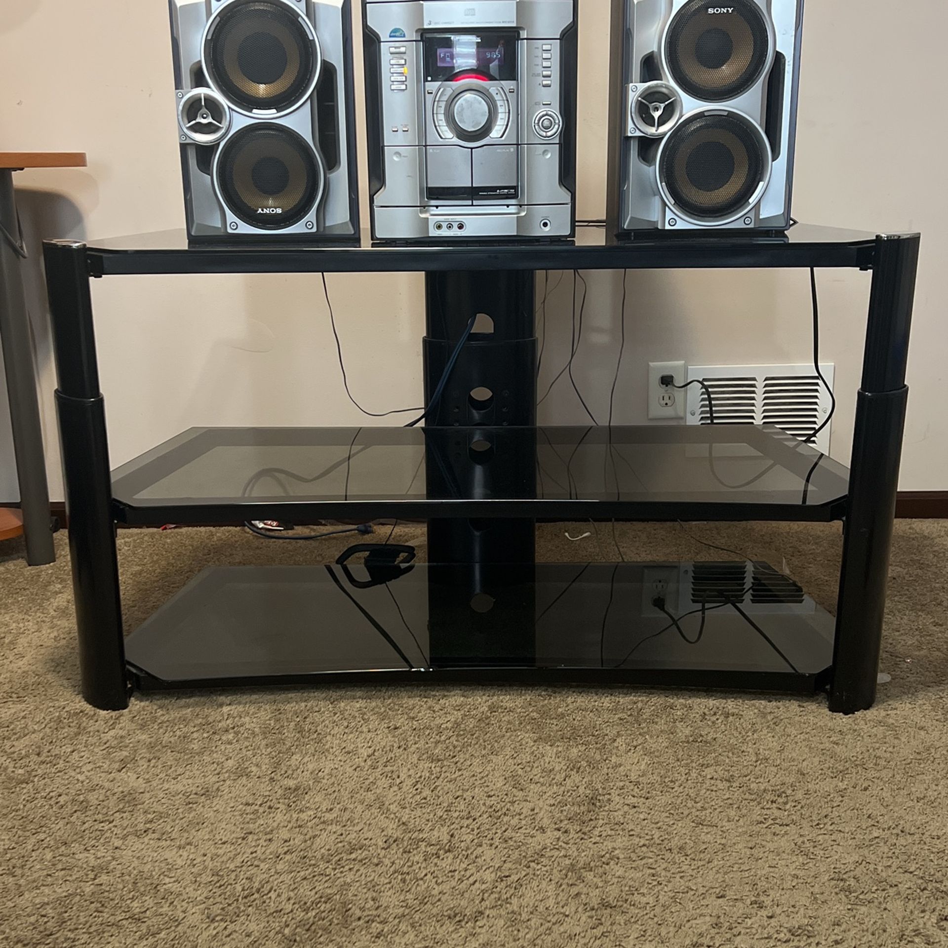 TV Stand and Sound System