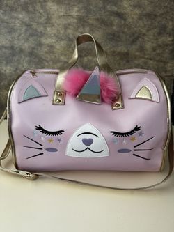 Underonesky Unicorn Pink Duffle Bag