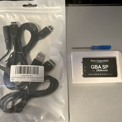 Gameboy SP Battery Upgrade/ HeadphoneAdapter