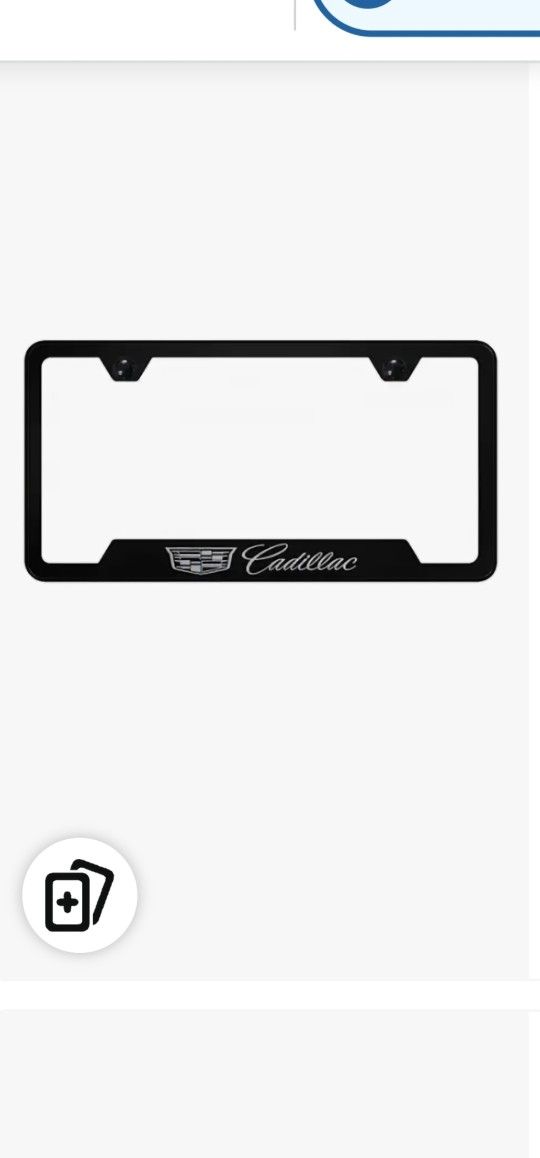 License Plate Frames (2) Pieces 