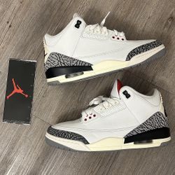 Retro Jordan 3 White Cement Reimagined