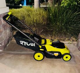 RYOBI 40V HP Brushless 20 in. Battery Walk Behind Push Lawn Mower with 4.0 Ah Battery and Charger