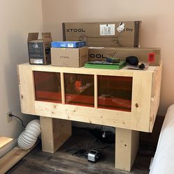 xTool D1 Pro 20W Laser Engraver + Extension + Air Assist + Enclosure (open Box)