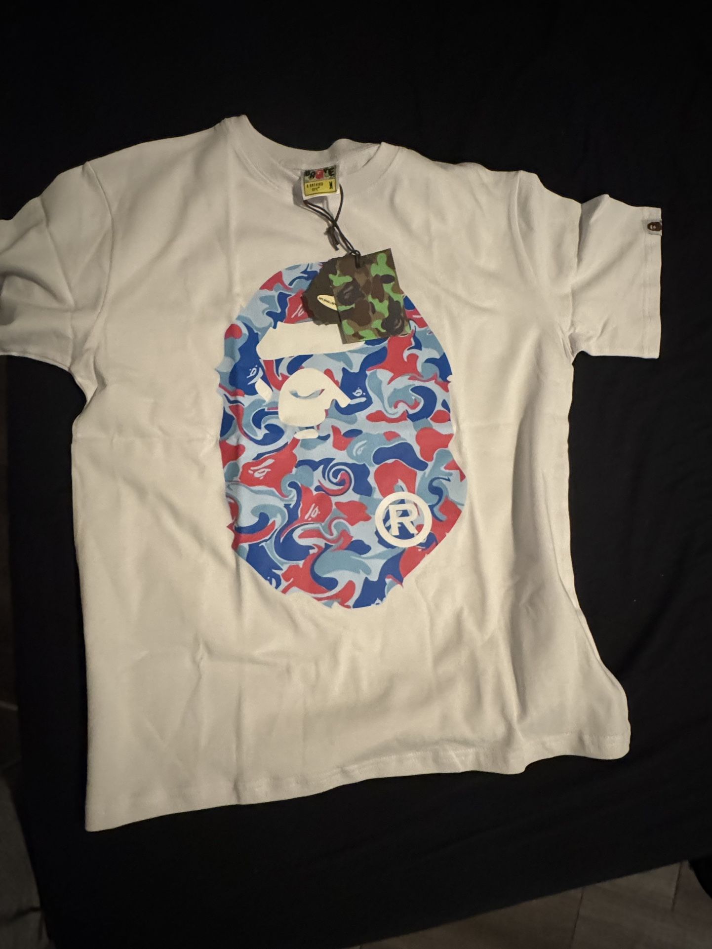 Pink/Blue BAPE shirt