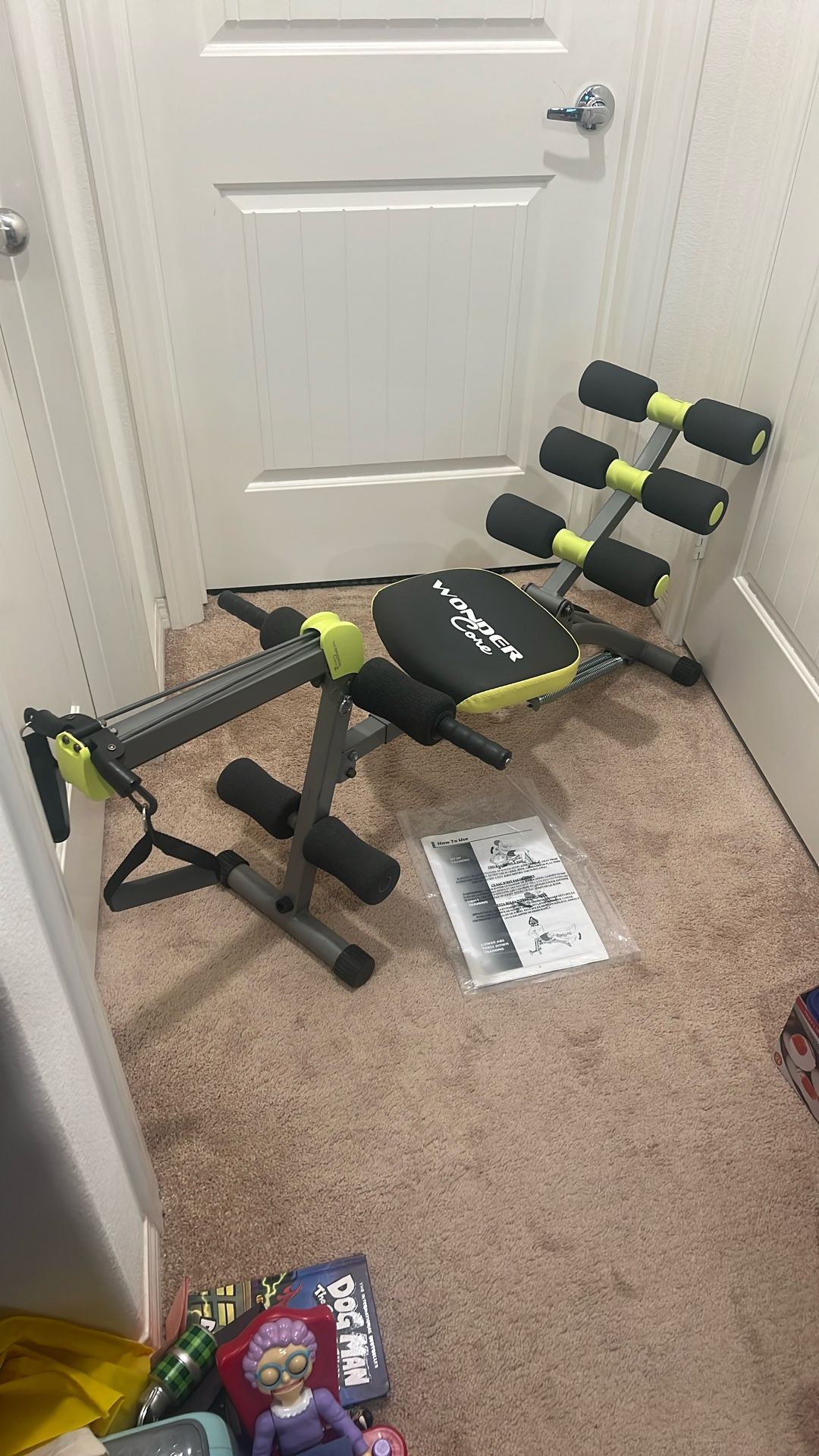 WONDER CORE 2 Workout Equipment Home Gym, Exercise Equipment Total Gym, Sit Up Machine for Abs, Exercise Chair for Total Body Workouts, Ab Rocket Abdo
