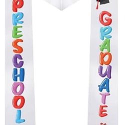 Preschool Graduation stole 