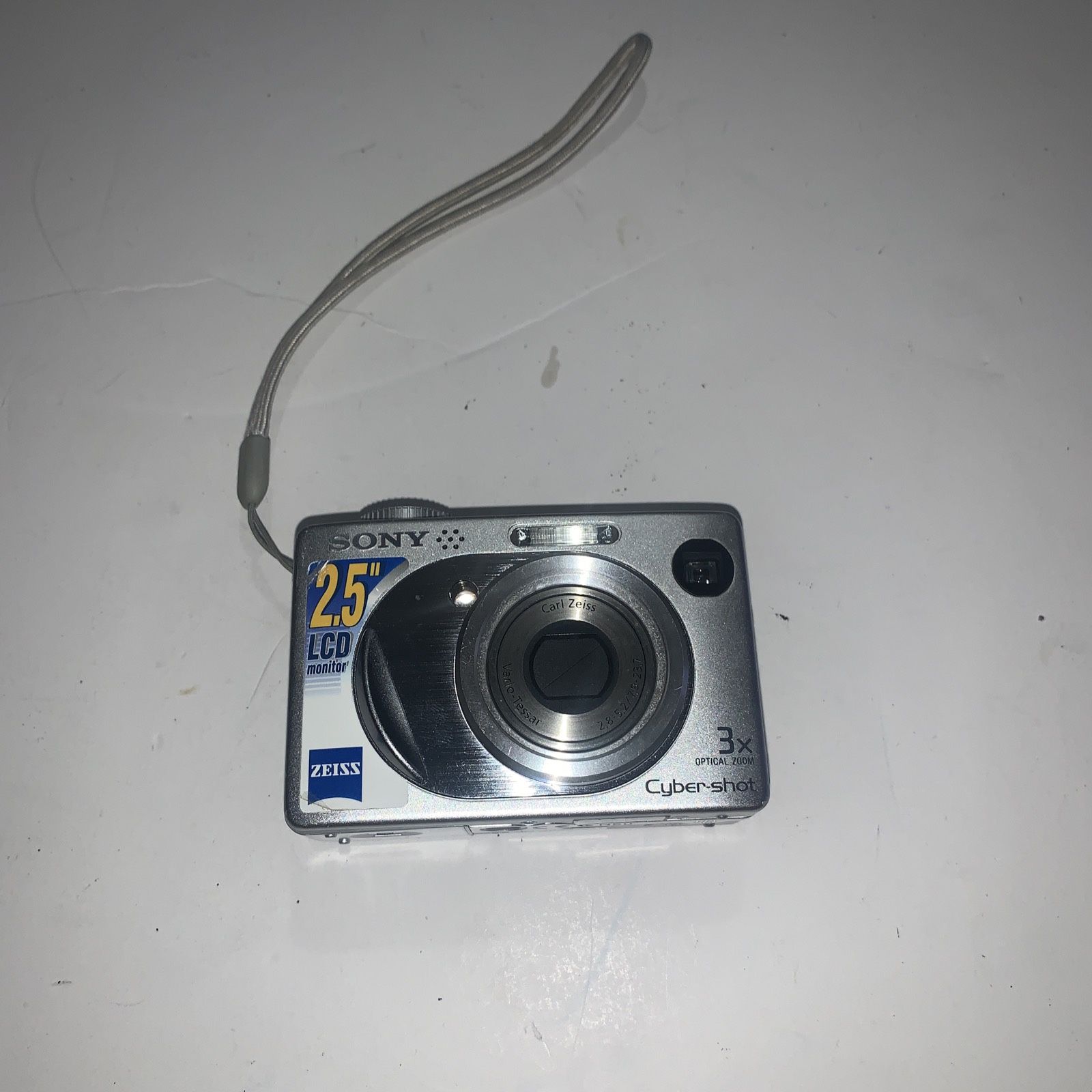 Sony Cyber-shot DSC-W1 5.1 MP Tested & Working No Memory Card