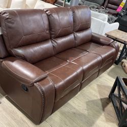 3 PIECE LEATHER RECLINING SPECIAL!!! 