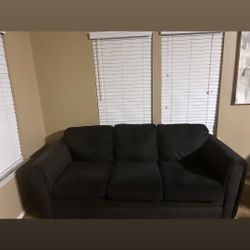 Slate Gray Sofa And Loveseat Set