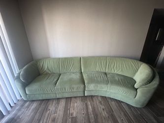 Green couch:) 400 or best offer:)