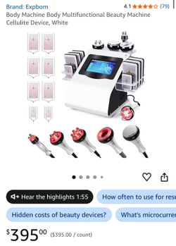Body Contouring / skin tightening ultrasound, microcurrent, and LED machine