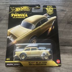 2026 Hot Wheels Premium Thrill Climbers ‘55 Chevy Bel Air Gasser Chase 0/5