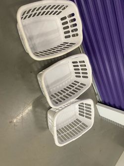 3 Laundry Baskets