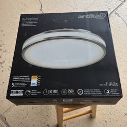 arika Hemisphere LED FLUSH MOUNT LIGNT  New 