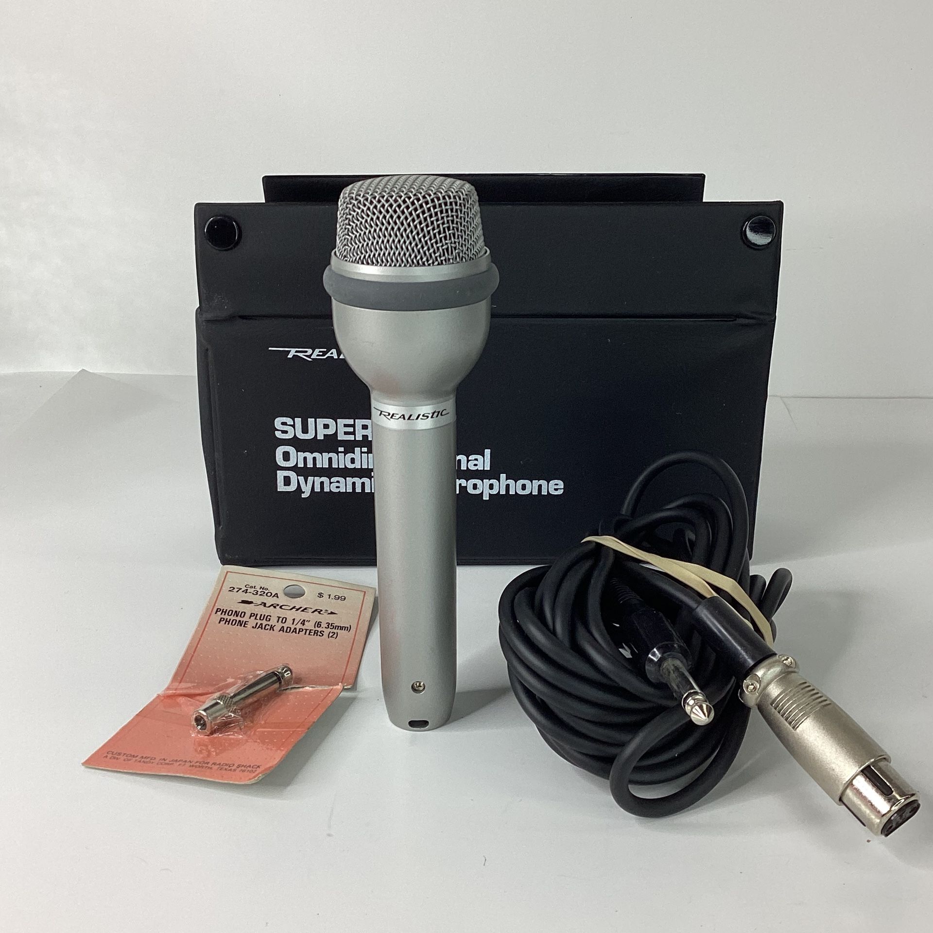 Realistic Super Omnidirectional Dynamic Microphone