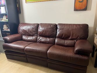 Reclining Sofa & Loveseat Set – $50 Total