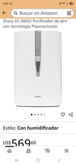 Purificador de aire con tecnología Plasmacluster