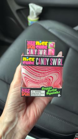 candy swirl super solid squish nice cube Needoh candy swirl super solid squish nice cube