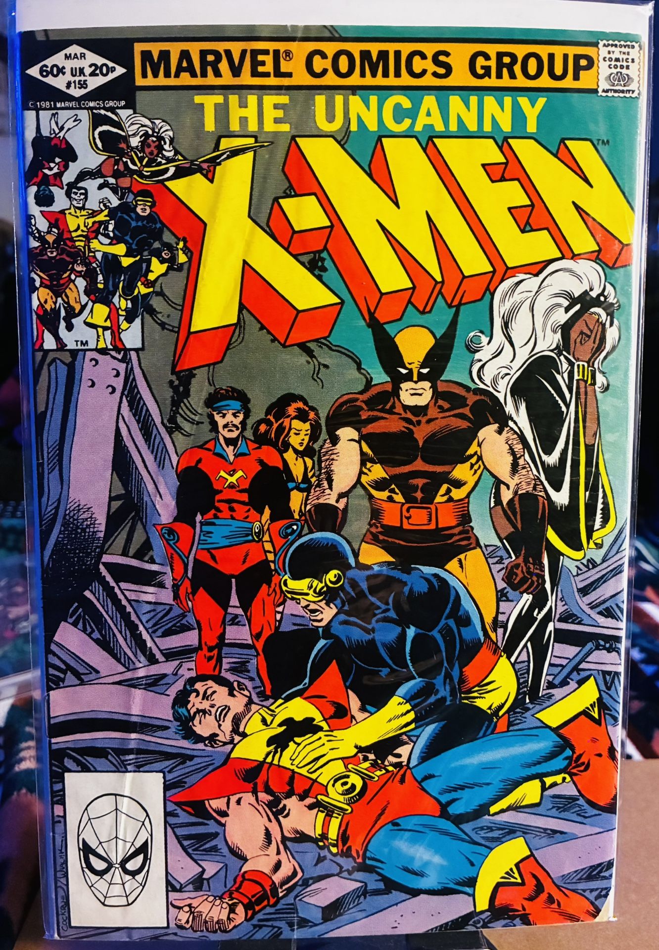Marvel Comics #155A Uncanny X-Men, Vol. 1 First Blood 1st team app. The Brood, 1st app. The Brood Queen🔑