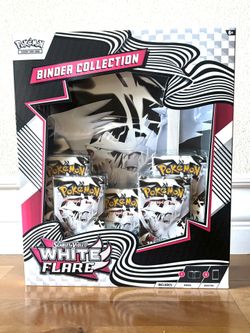 Pokemon Cards: Scarlet & Violet White Flare Binder Box
