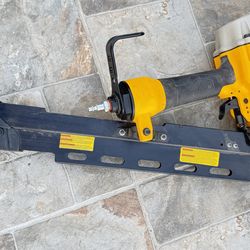 New DEWALT framing nailer  and  new box of nails