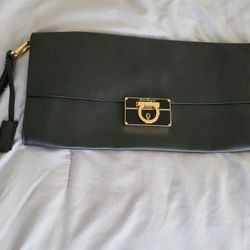 Black Salvatore Ferragamo Clutch Bag