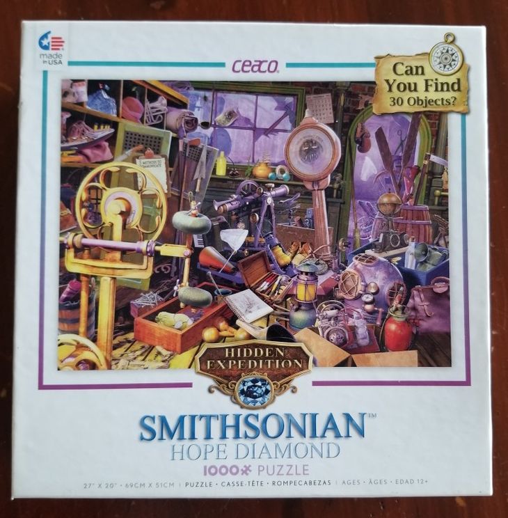 Smithsonian HOPE DIAMOND Hidden Object Puzzle 1000 Piece