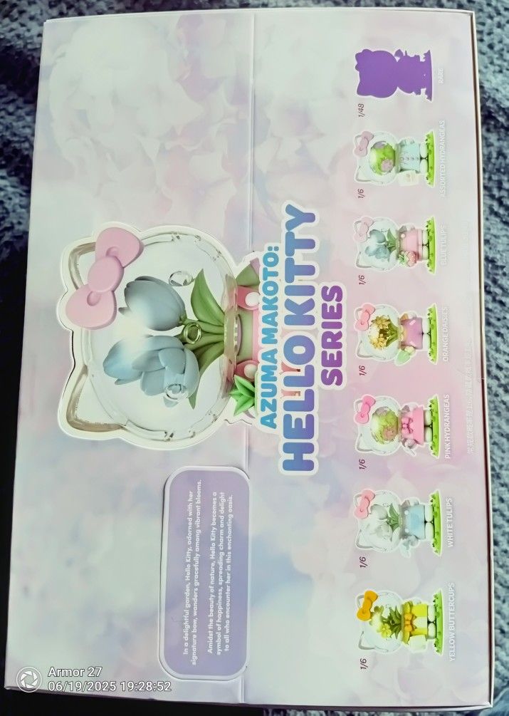 New Azuma Makoto x Sanrio: Hello Kitty Series | Sealed Tray of 6 - Contains No Duplicates | Blind Box Collectible Figurines