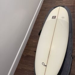 Chris Christenson 6’6” Submariner + Board bag + Leash 