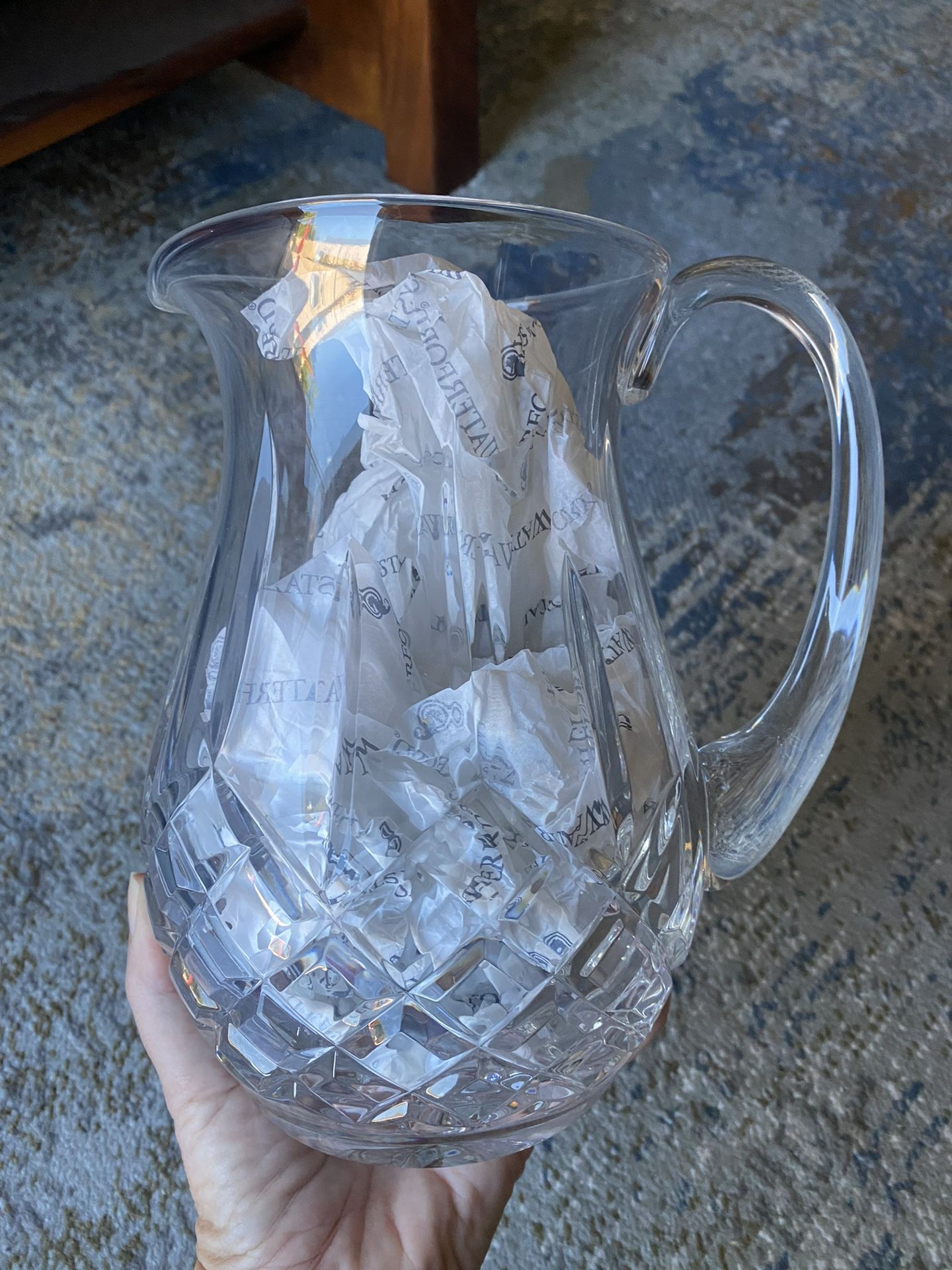 Waterford Crystal Pitcher Signed By Jim O’Leary
