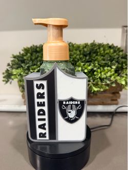 Raiders bath and body soap holder