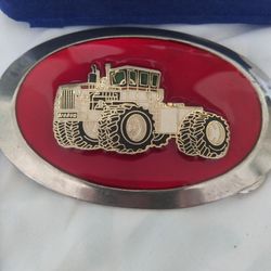 Vintage Case Tractor Belt Buckle In Box