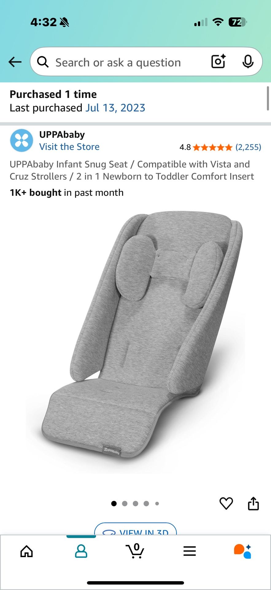 Uppababy Infant Snug Seat